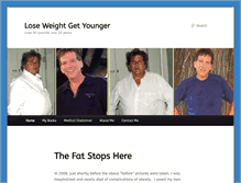 Tablet Screenshot of loseweightgetyounger.com